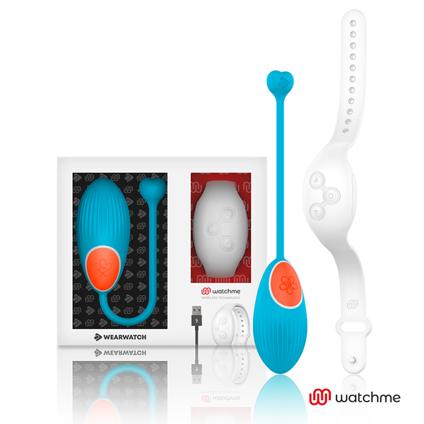 Wearwatch Tecnologia WatchMe Vibratore a Uovo con Telecomando Blu