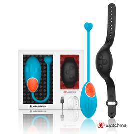 Wearwatch WatchMe Vibratore a Uovo con Telecomando Blu Jet