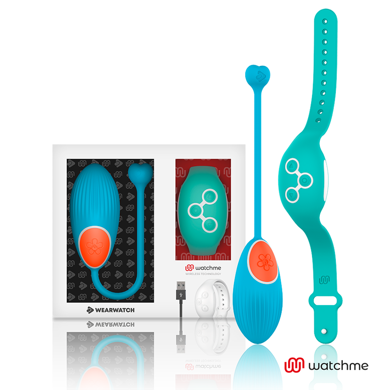 Wearwatch WatchMe Vibratore Telecomandato Blu Acquamarina Premium