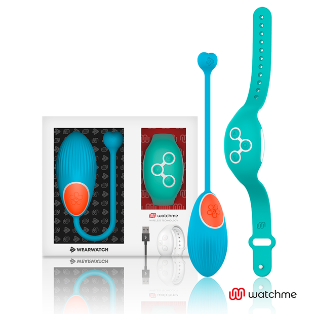 Wearwatch WatchMe Vibratore Telecomandato Blu Acquamarina Premium