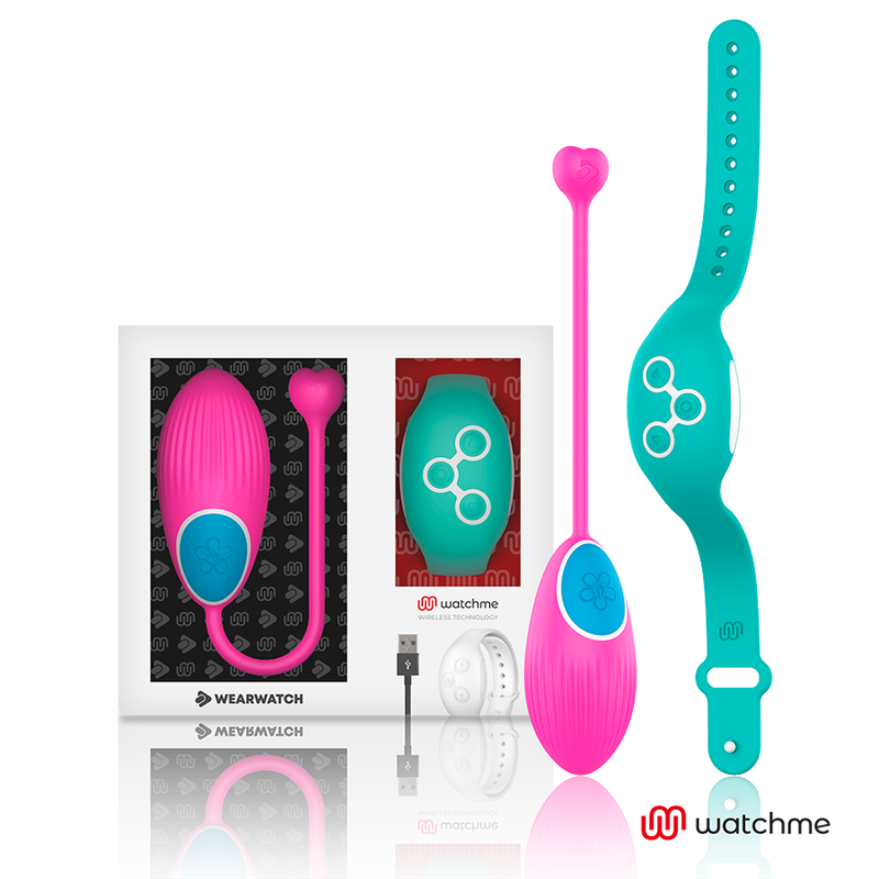Wearwatch Vibratore Telecomandato Fucsia Acqua di Mare Premium