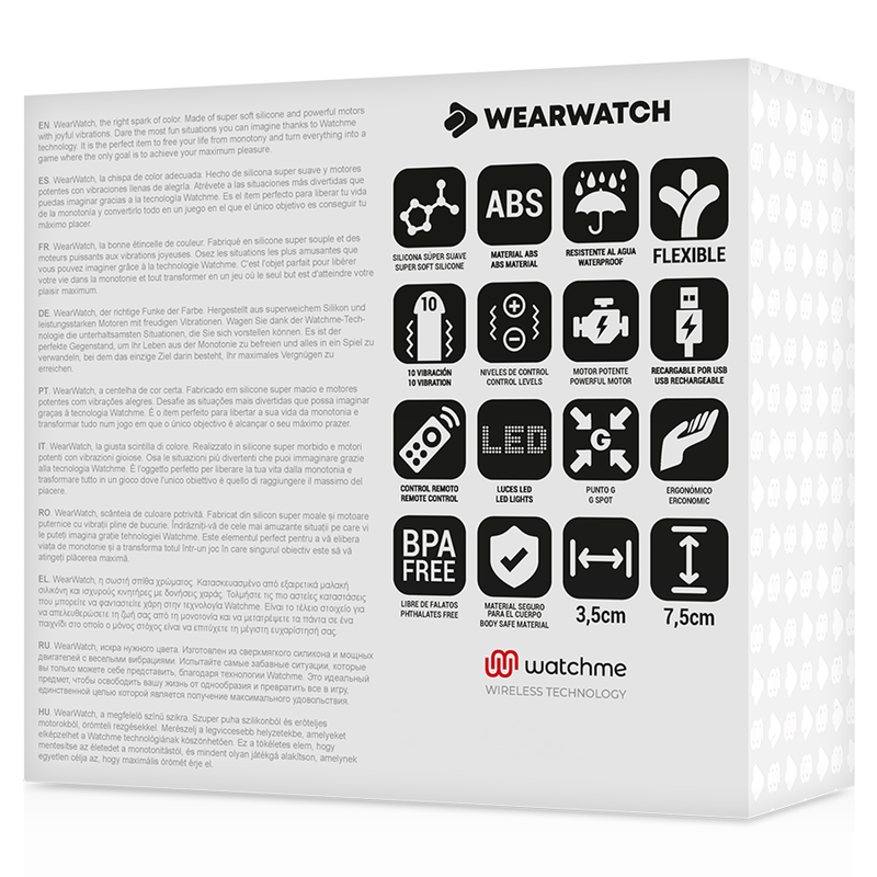 Wearwatch - Egg Remote Control Watchme Technology Acqua Di Mare / Neve