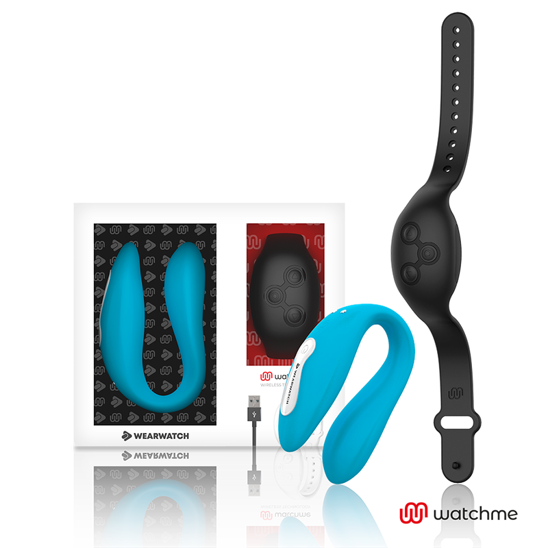 Wearwatch WatchMe Vibratore Doppia Tecnologia Telecomando Indigo