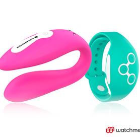 Wearwatch - Vibratore Watchme A Doppia Tecnologia Fucsia / Acqua Di Mare