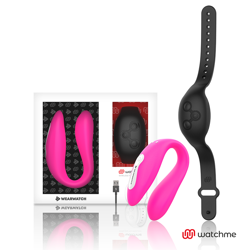 Wearwatch WatchMe Vibratore Doppia Tecnologia Fucsia con Telecomando