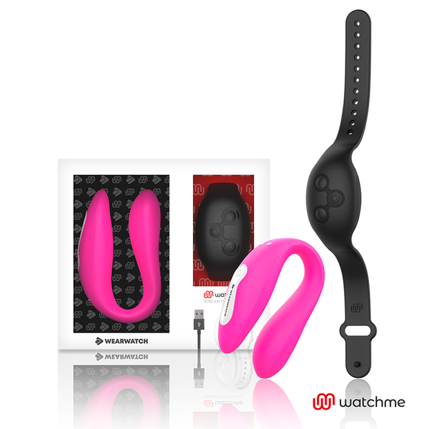 Wearwatch WatchMe Vibratore Doppia Tecnologia Fucsia con Telecomando