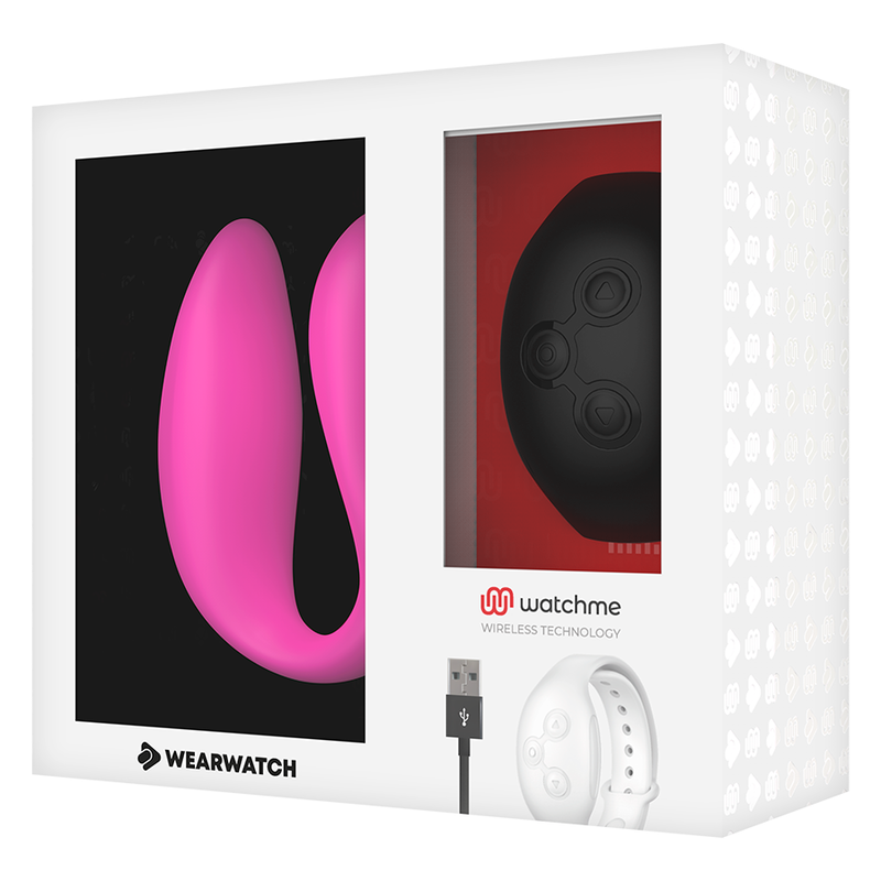 Wearwatch WatchMe Vibratore Doppia Tecnologia Fucsia con Telecomando - immagine 7