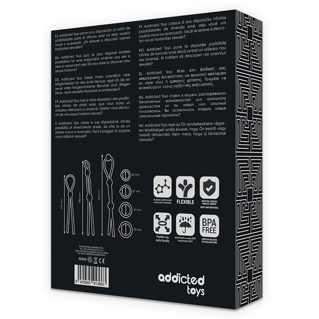 Addicted Toys - Set Di Anelli Per Il Pene In Silicone Flessibile 7 Pezzi